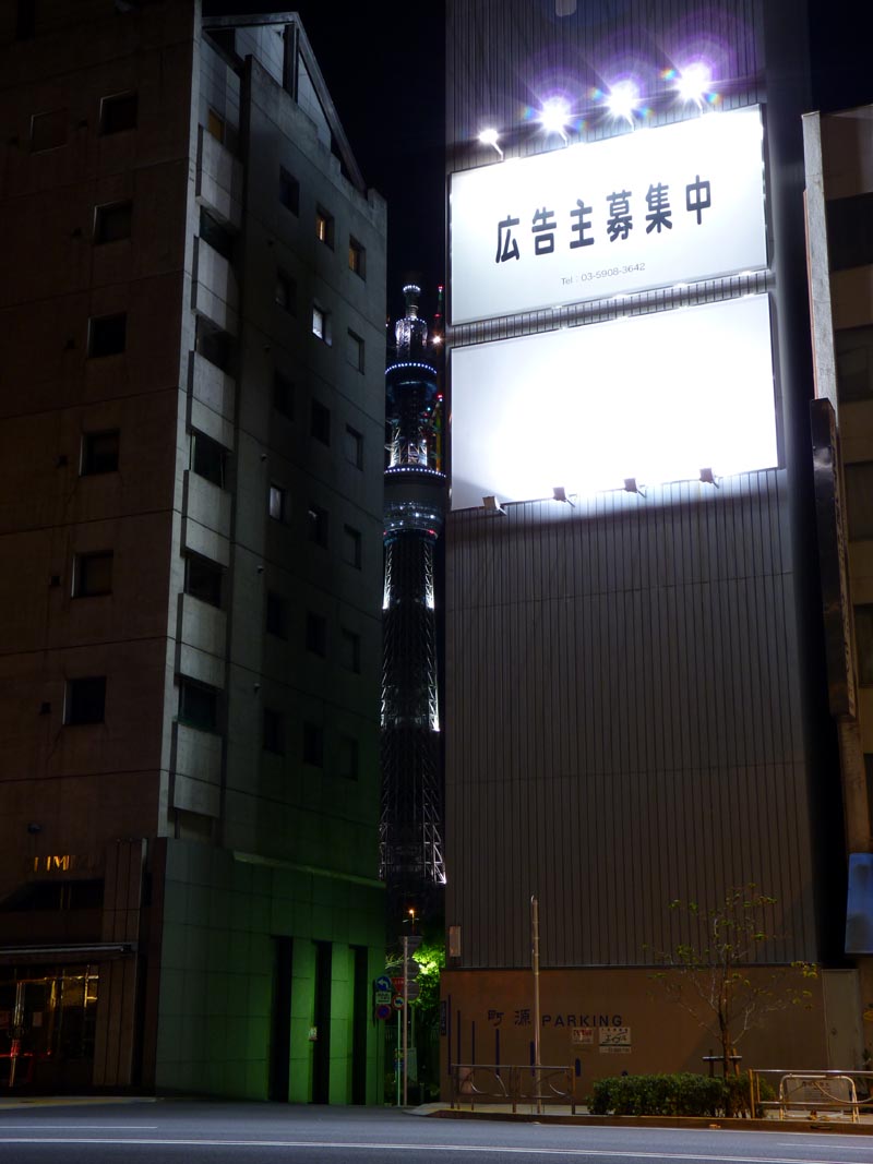 東京スカイツリー写真庫 2010年大晦日 ゆく年くる年ライトアップ